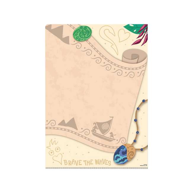 Carpeta de notas de Moana (acción real)