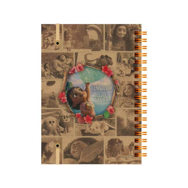 Cuaderno con elástico de Moana
