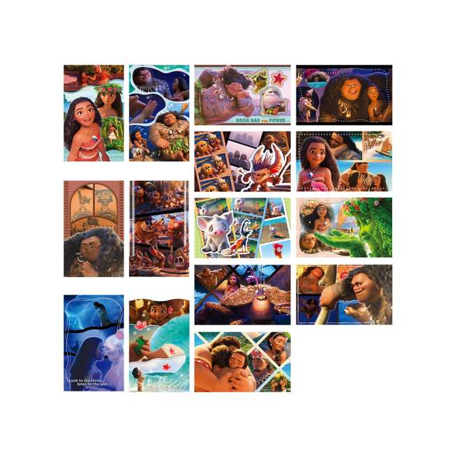 Colección de tarjetas de escenas de Moana