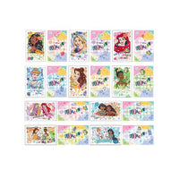 Colección de tarjetas ilustradas Disney Princess (10 diseños)
