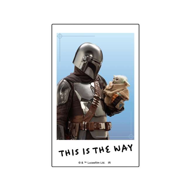 Sticker cambiante Star Wars: The Mandalorian y Grogu B