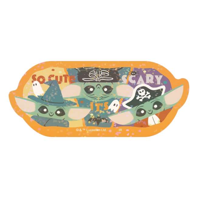 Mini stickers holográficos de Grogu - Star Wars