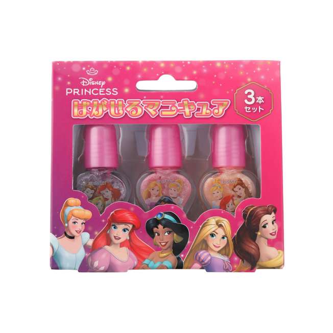 Set de 3 esmaltes despegables Disney Princess
