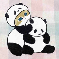 Delantal Mofusand de gatito panda
