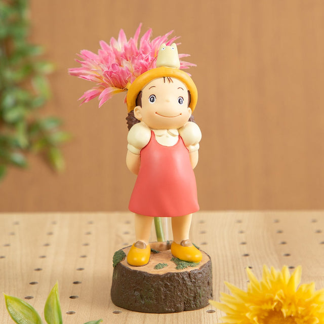 Florero de una flor de Totoro y Mei