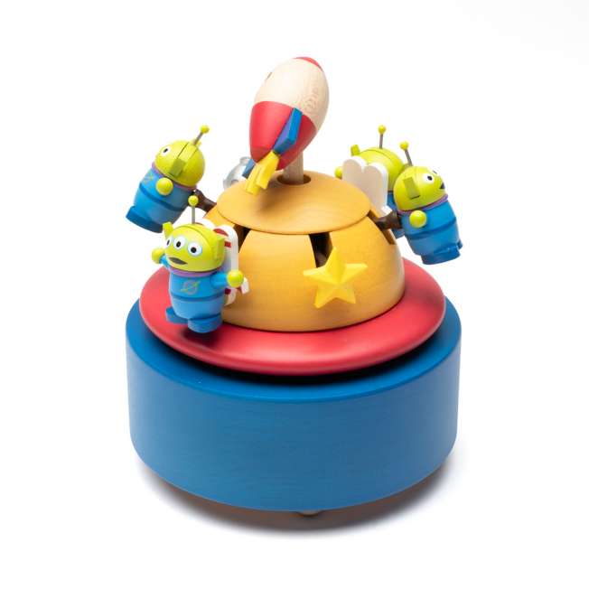 Caja musical mecánica de madera Toy Story: Alienígena
