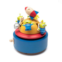 Caja musical mecánica de madera Toy Story: Alienígena