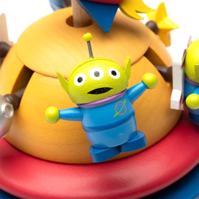 Caja musical mecánica de madera Toy Story: Alienígena