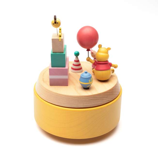 Caja musical de madera de Winnie the Pooh