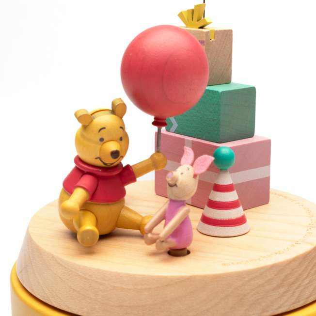 Caja musical de madera de Winnie the Pooh