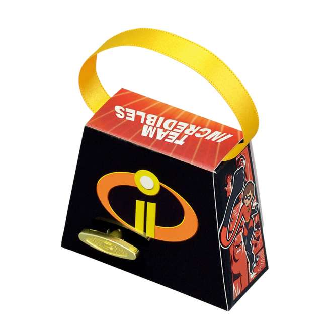 Caja musical tipo bolso de Los Increíbles