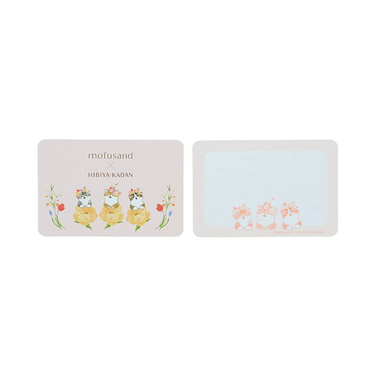 Set mini de cartas perfumadas mofusand x Hibiya Kadan