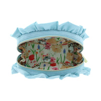 Estuche con volantes mofusand x Hibiya Kadan Bloom