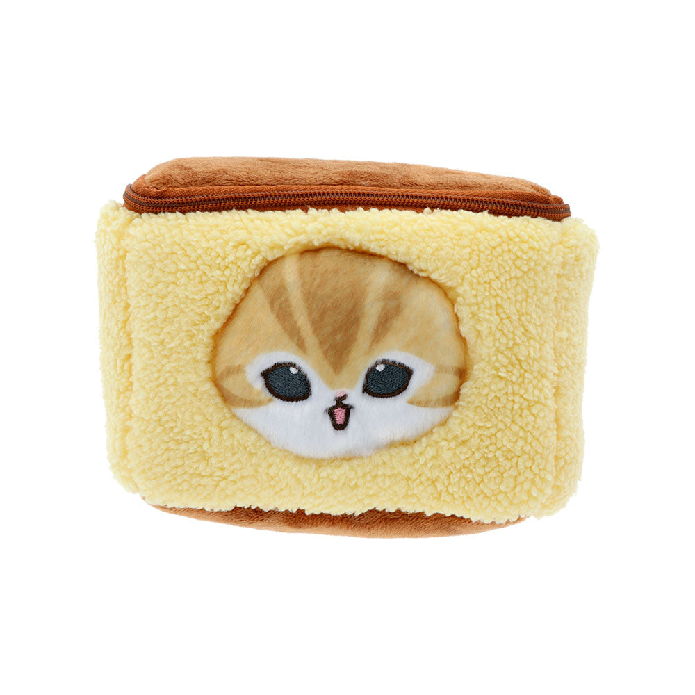 Estuche de peluche Mofusand con diseño de castella
