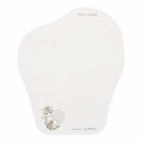 Postal troquelada mofusand: gatito abeja