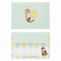 Set de mini cartas mofusand con gatito abeja
