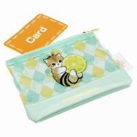 Mini estuche transparente Mofusand: gatito abeja
