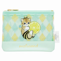 Mini estuche transparente Mofusand: gatito abeja