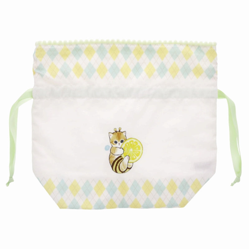 Bolso con cordón mofusand de gatito abeja