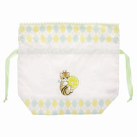 Bolso con cordón mofusand de gatito abeja