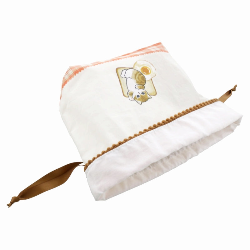 Bolsa con cordón Mofusand con diseño de pan