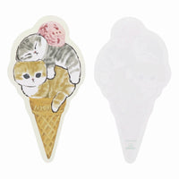 Set mini de cartas Mofusand: gatito en cono de helado