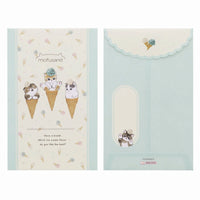 Set mini de cartas Mofusand: gatito en cono de helado
