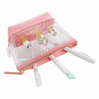 Estuche transparente Mofusand con gatito y helado