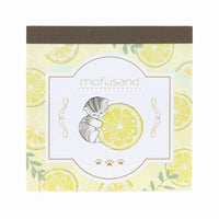 Bloc de notas cuadrado mini mofusand - Té de limón