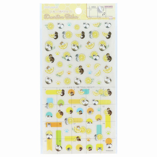 Stickers decorativos Mofusand: té con limón
