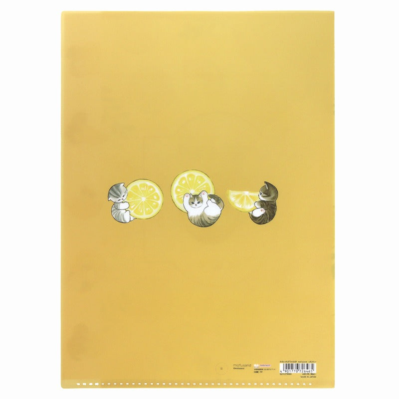Carpeta transparente Mofusand de 5 bolsillos