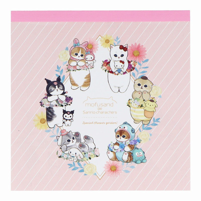 Block de notas cuadrado mofusand x Sanrio