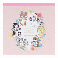 Block de notas cuadrado mofusand x Sanrio