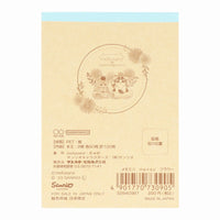 Mini block de notas floral mofusand x Sanrio