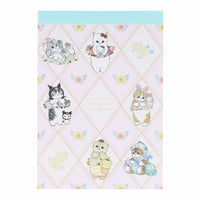Mini block de notas floral mofusand x Sanrio