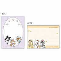 Bloc de notas mini Mofusand x Sanrio Characters