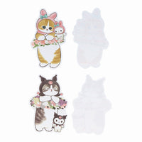 Set de mini cartas troqueladas Mofusand x Sanrio (flores)