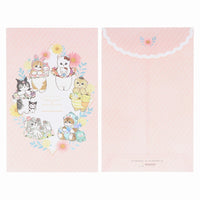 Set de mini cartas troqueladas Mofusand x Sanrio (flores)