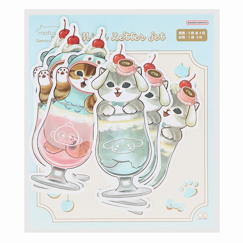 Set mini de cartas mofusand x Sanrio (Soda)