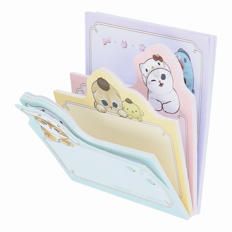 Notas adhesivas troqueladas Mofusand x Sanrio Characters