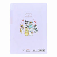 Carpeta A5 de 3 bolsillos mofusand x Sanrio Characters
