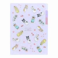 Carpeta A5 de 3 bolsillos mofusand x Sanrio Characters