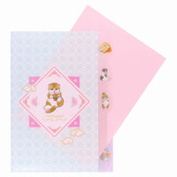 Carpeta transparente mofusand de 5 bolsillos - Tapioca