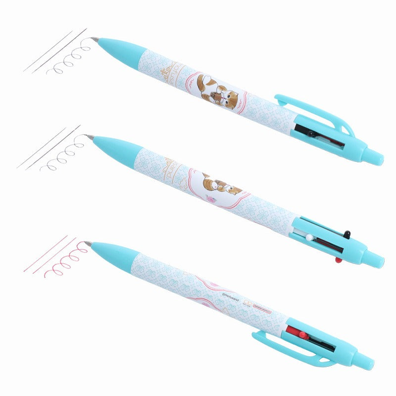 Set Mofusand Tapioca: portaminas y 2 bolígrafos