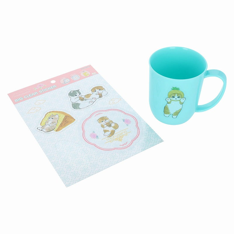 Set de 4 stickers transparentes mofusand: tapioca