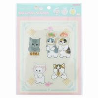 Stickers transparentes grandes Mofusand: dim sum