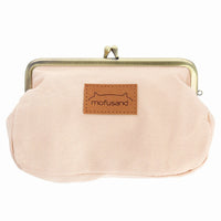 Pouch mofusand con bordado y cierre de broche
