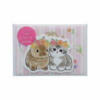 Set de mini cartas troqueladas Mofusand rosado