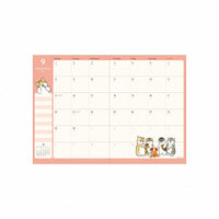 Agenda mensual mofusand B6 2025 - Hachi-nyan