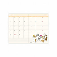 Agenda mensual B7 2025 Mofusand - Pastel chiffon